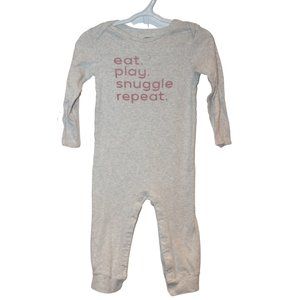 3/$20 🏷 Carters Eat Sleep Snuggle One Piece Size 24m